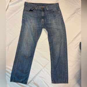 Classic Blue Men's Straight Jeans